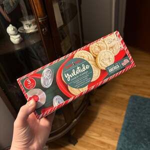 Nordic Ware Yuletide Christmas Cookie Stamp Set of 3